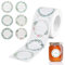 Romon Etiquettes Autocollantes, 200 Pièces Étiquettes à Confiture Stickers, Etiquettes Autocollantes Bocaux Confiture Adhésives Rond Adhésif Etiquettes pour Pots De Confiture Pots à éPices Bouteilles