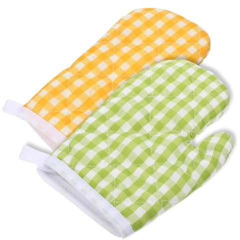 WATIIFUFU Set Di Guanti Da Forno Resistenti Al Calore Per Ragazzi E Ragazze Adulti Guanti Da Cucina Riutilizzabili Guanti Da Forno Guanti Da Cucina