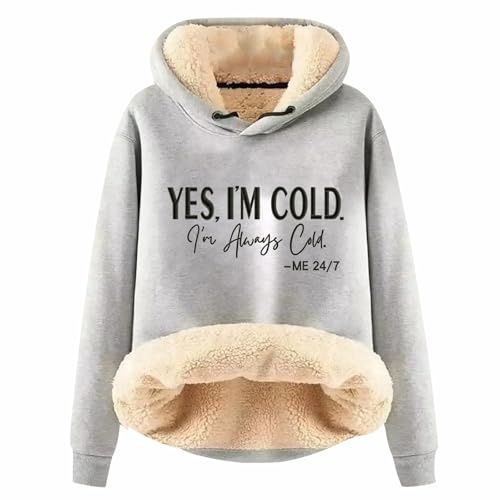 WILLBEST Women Winter Warm Sweatshirt Thick Teddy Fleece Sherpa Loungewear Pullovers Tops Crew Neck Teddy Fleece Lined Long Sleeve Jumpers Fluffy Plain Jumpers
