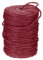 sourcing map Natural Jute Twine String 328ft x 3mm Long Strong Twine Rope for Arts Crafts Ribbon Gift Wrapping Packing Christmas Wedding, Wine Red