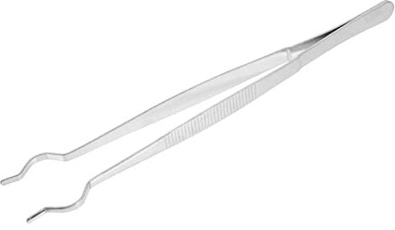 GETAJGHSD 1Stk Reagenzglasklemme experimentelle Pinzette Tipp Labor Zange Pinzette für Reagenzglas chemie experimente rundkopfklammern Reagenzglaszange Versuchsgerät Rostfreier Stahl Silver