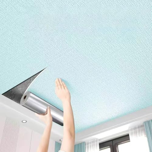 Cammeciso Dekorative Deckenfliesen,Selbstklebende Deckenplatten,Deckenverkleidung Feuchtraum,Dekoren Deckenpaneele,Leichtgewichtig,FüR Die Wand Decke TüR Vom Studio BüRo