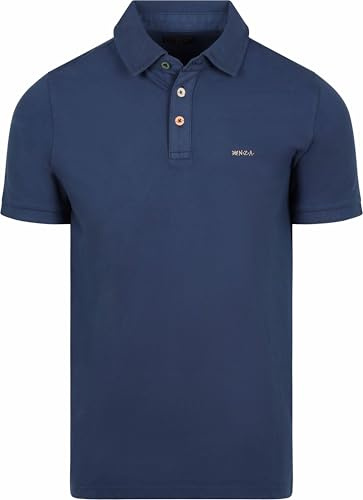 New Zealand Auckland NZA Polo Hawera Sailing Blau - Grösse 4XL - Herren - Bekleidung - Regular-fit - Stretch -