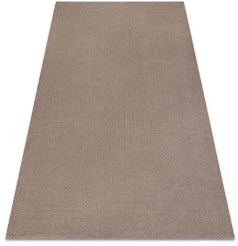 rugsx Wollteppich TEXTURA 488.10.LA600 OSTA - modern - Linien, geometrisch strukturell braun 240x340 cm