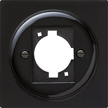 Gira 026547 Abdeckung und Tragring XLR C Serie S, schwarz