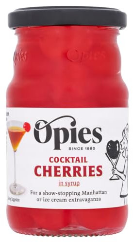 Opies Cocktail Cherries Maraschino 225 g (1er Pack)