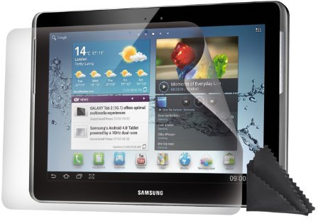 Trust 19288 2 Pellicole Protettive per Samsung Galaxy Tab 2 10.1, Trasparente