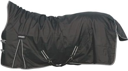 CATAGO Outdoordecke Justin für Pferde, 150g - schwarz - 155 cm
