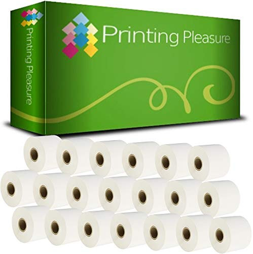 Printing Pleasure 20 x S0929110 Rollen Etiketten kompatibel für Dymo LabelWriter 4XL | 62mm x 106mm | 250 Stück | Namensschilder groß | Nicht klebend