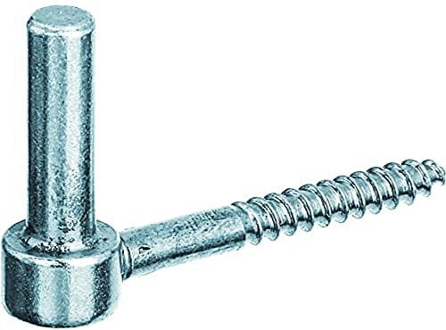Alberts 326128 Gond à visser | crochet en J, avec filetage coupé | acier inoxydable | cote axe Ø13 mm | longueur 155 mm