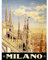 Wee Blue Coo Prints Vintage TRAVEL Milano Milan Italy New FINE Art Print Poster Picture 30x40 CMS Jahrgang Reise Mailand Mailand Italien Kunstdruck Bild