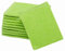 ZOLLNER 10er Set Waschlappen - weiche und saugstarke Waschhandschuhe - waschbar bis 95°C - Baumwolle - 16x21 cm in grün