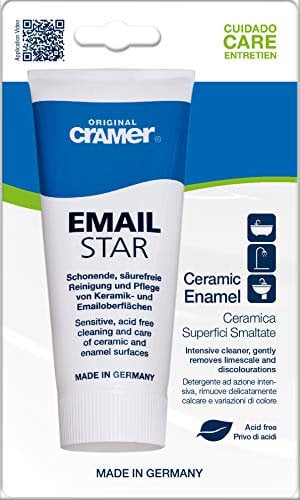 Cramer Email Star Emaille- und Keramikreiniger, 100 ml, Anleitung in englischer Sprache