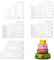 Cookie Cutter Square Hexagon Cake Fondant Cutters Triangle Rhombus Geometric Multicutter for Cake Biscuit Baking Decorating 3 Sizes 15 Pcs