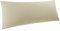 PiccoCasa Seitenschläferkissen Bezug Kissenhülle 100% Mikrofaser mit Reissverschluss 50x160 cm Kissenbezug langes Kissen Schwangerschaftskissenbezug Stillkissenbezug Khaki