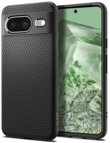 Spigen Cover Liquid Air Compatibile con Google Pixel 8 - Nero Opaco