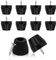 8 Stück Stuhlbeinschoner Gummifüße Schraubbar Möbelgleiter für schwere Möbel Festgelegt Gummistopper Gummipuffer Furniture Pads schrankfüsse Möbel erhöhung 25mm mit M6-Schrauben (8)
