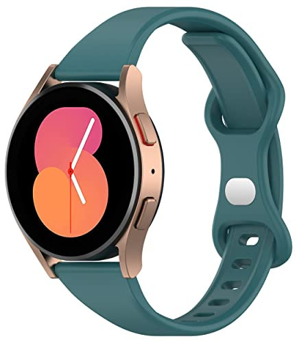CZhkg 20mm Armband für Huawei Watch GT3 42mm/ Huawei watch GT2 42mm Strap,Silikon Uhrenarmbänder Bracelet für Coros Pace 2/ Coros Apex 42mm/ Polar Ignite/Polar Unite Watch Watch Zubehör (grün1)