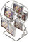 Rotierender Bilderrahmen, Metall-Fotorahmen, Rotierender Riesenrad-Bilderrahmen, Schreibtisch-Tischplatte, Vintage-Fotorahmen, Einzigartiges Drehbares Bildpräsentationsregal, Hochzeitsfotografie, Stud