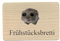 Frühstücksbretti Berühmter Hamster Frühstücksbrettchen Holz Spülmaschinenfest 25x15cm - Sad Hamster Meme - Bringt Alle Zum Lachen (Hamsti Emoji) (Hamsti)