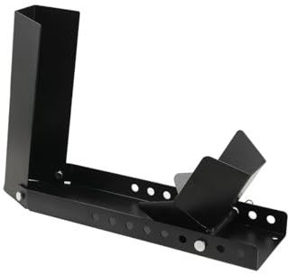 ECUTEE Motorbike Front Wheel Chock Motorcycle Stand Adjustable Stand Transport Storage Support Holder for Parking, Maintainance and Transport, Heavy Duty Construction 60cm x 16cm x 40cm
