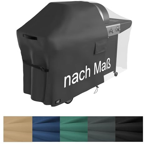 Epic Tube Grillabdeckung nach Maß, passforme Gasgrill Abdeckhaube, Grillhaube, Materialqualität: Oxford 600D, wasserdicht mit versiegelten Nähten, Robustes Zubehör - Made in EU