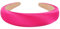 axy Haarreif aus gepolstertem Seidenstoff in eleganten festlichen Farben Wunderschön Damen Stirnband Haarschmuck Haarreifen Hairband HRK2Ro (Pink)