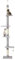 EROMMY Cat Tree Floor to Ceiling with 228-275cm Adjustable Height, 5 Tiers Cat Tower for Small Space, Tall cat tree for indoor cats with Scratching Post, Cozy Bed and Dangling Ball（Grey）