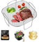 Fioxcomko Air Fryer Rack for COSORI 5.5l/COSORI Air Fryer TurboBlaze 6LAir Fryer Accessories 304 Stainless Steel Air Fryer Basket Grill Rack for Cosori 6.4l