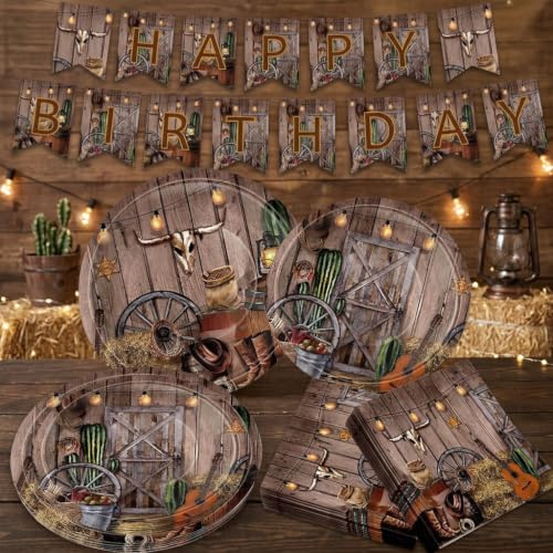 Cowboy Partygeschirr Pferde Geburtstag Pappteller Deko Strände Servietten | Cowboy Partygeschirr Pferde Geburtstag Pappteller Deko Strände Servietten Tischdecke West Cowboy Partygeschirr Denim Esstisch