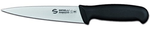 Sanelli Ambrogio Supra Coltello Scannare, 16 cm, Acciaio Inox, Grigio
