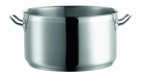 Mäser, Serie Professional, Fleischtopf 28 cm, Topf aus hochwertigem Edelstahl 18/10, Induktion, Literskala