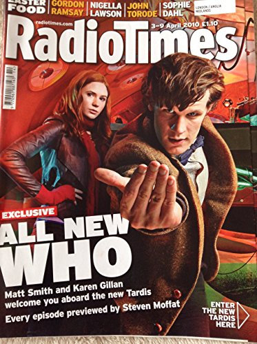 Radio Times Doctor Who Front Cover 3rd to 9th Of April 2010 - TAll New Who - Featuring Matt Smith As The Doctor WhoAnd Karen Gillan As Amy Pond In The Brand New Series Of Dr Who