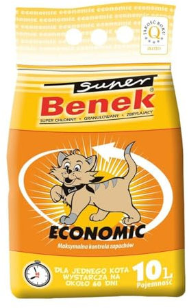 Super Benek 30L Economic Katzenstreu Klumpstreu Einstreu hohe Absorption