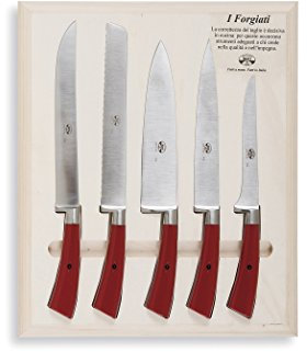 Coltellerie Berti - SU MISURA I Forgiati 5 Pz. CTP - Portacoltelli magnetico per coltelli forgiati