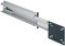 Gedotec Soporte giratorio para televisores de pantalla plana de 22 pulgadas para caravanas y armarios | Guía de TV para tornillos en la pared lateral | Aluminio Plata