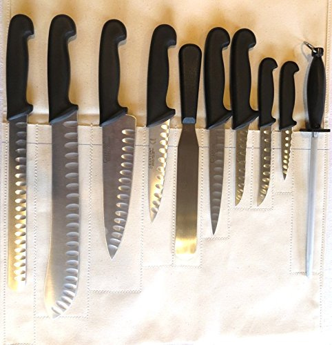Granton of Sheffield Edge 10 PC Professional Chef Knife Set | Original, In Wallet