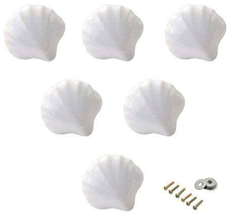 SeeRaphee Schöner Keramikknauf für Kinderzimmer, Möbel, Schränke, Keramik-Schubladengriffe, Küche, Schublade, 6 Stück