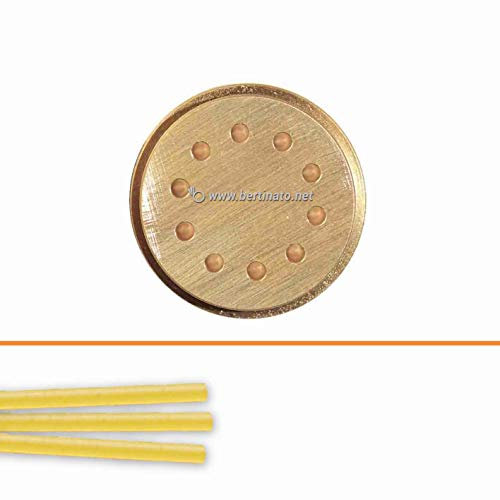 Trafila in bronzo per Pici Toscani per macchina pasta fresca professionale VIP/2 2,8kg e VIP4 4kg e compatibile FIMAR MPF 2,5 e MPF 4