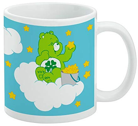GRAPHICS & MORE Care Bears Good Luck Bear Ceramic Coffee Mug, Novelty Gift Mugs for Coffee, Tea and Hot Drinks, 11oz, White