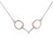 VENACOLY Pferde Halskette Sterling Silber Hufeisen Halskette Pferde Geburtstagsgeschenk Valentinstag Schmuck Geschenk für Frauen Mädchen (Rose Gold)