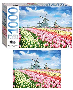 Dutch Windmills, Netherlands 1000 Piece Jigsaw Puzzle (Mindbogglers)
