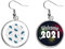 Blauer Regenschirm, Wetter, Regen, Wolke, Ohrring, Schmuck, Segen 2021, M, Nicht zutreffend.