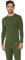 DANISH ENDURANCE Base Layers for Men, Long Sleeve Thermal Tops, Merino Wool, Warm Winter Underwear, With or Without Zipper, Green, XL