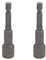 VictorsHome 1/4 Quick-Change Hex Shank 10mm Magnetic Nut Driver Bit, Power Socket Adapter Setter Drill Bits Metric, 65mm Length, 2pcs