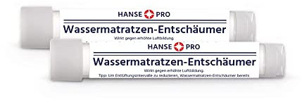 HANSE PRO Wassermatratzen-Entschäumer, 2 x 15 ml I gegen Schaum-Bildung I Luft-Löser I Entschäumer-Konzentrat I gegen Luft im Wasser-Bett