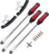 Reifenheber Reifen Montiereisen, 3 Stücke 360mm Reifenheber montierhebel Werkzeug, 2 Stücke Rad Felge Protektoren Tool Kit, 1 Stücke Ventilwerkzeug, 6 Stücke Reifenventilkappen