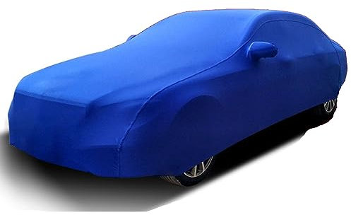 Auto Abdeckung für Porsche 911 Dakar / GT3 / GT3 RS/Sport Classic (992), Elastisch Atmungsaktiv Staubschutz Weich Stretch Stoff Autoabdeckung,- Blue