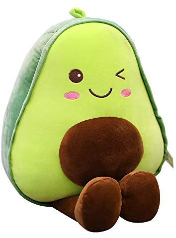 30cm Avocado Plüsch Spielzeug,Kawaii Avocadofrucht Plüschtier Plüsch Deko Kissen,Niedliches Avocados Anime Wurfkissen,Weiches Avocado Obst gefülltes Plüschpuppe für Kinder Plüschfigur Geschenk (30cm)