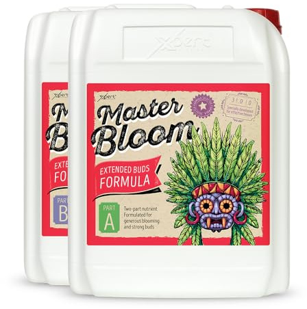 Xpert Nutrients Master Bloom A+B - Zweiteiliger Basis-Blütendünger für die Blütephase von Pflanzen (10L)